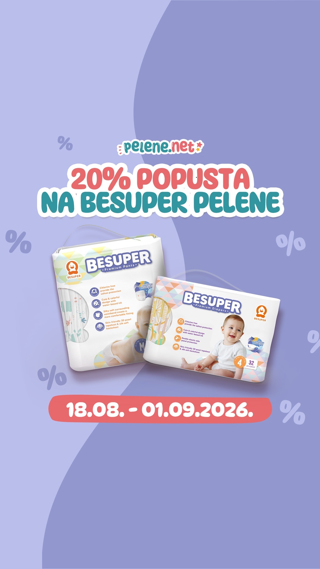 Pelene.net Facebook ad