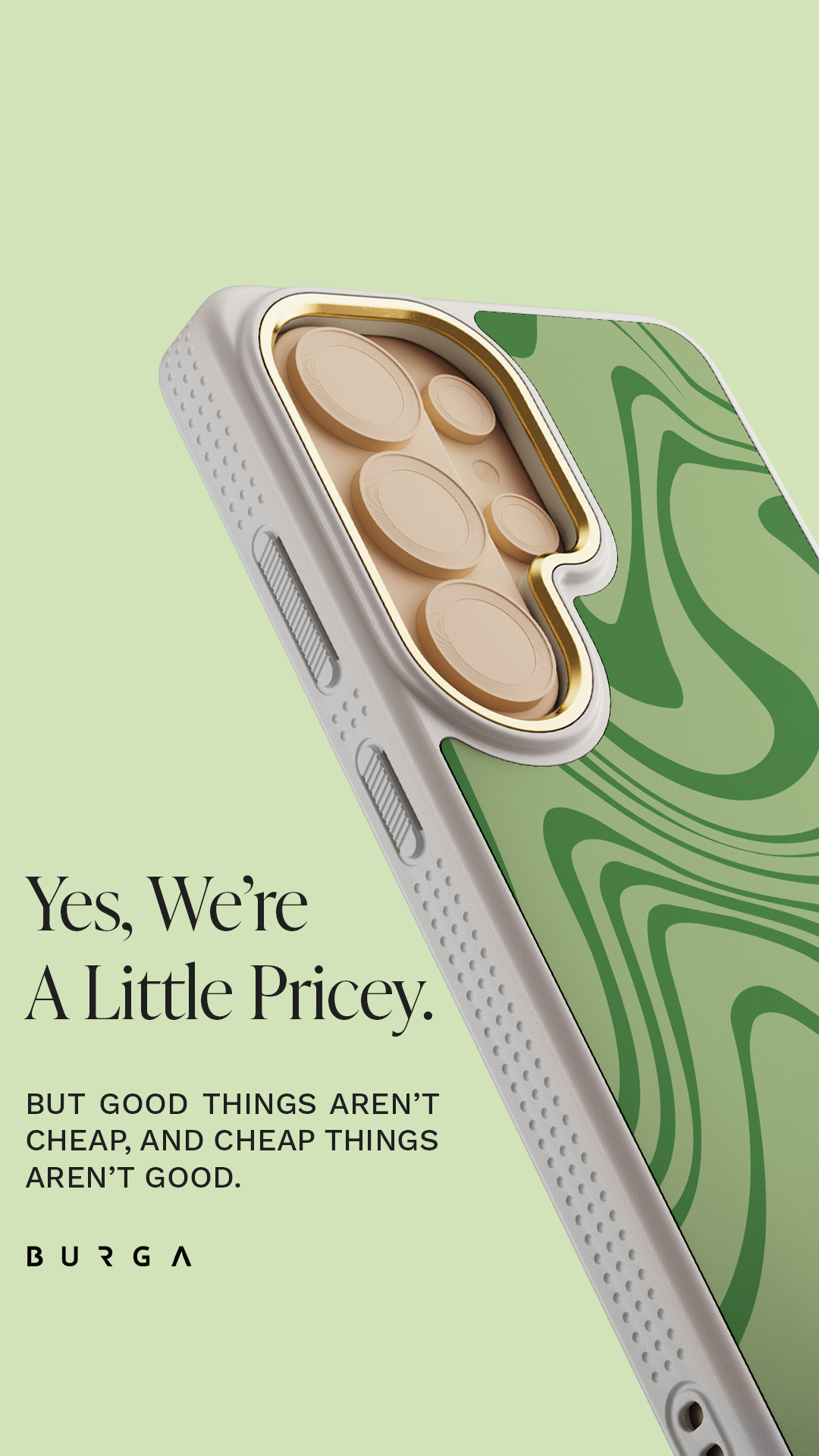 BURGA Cases Facebook ad