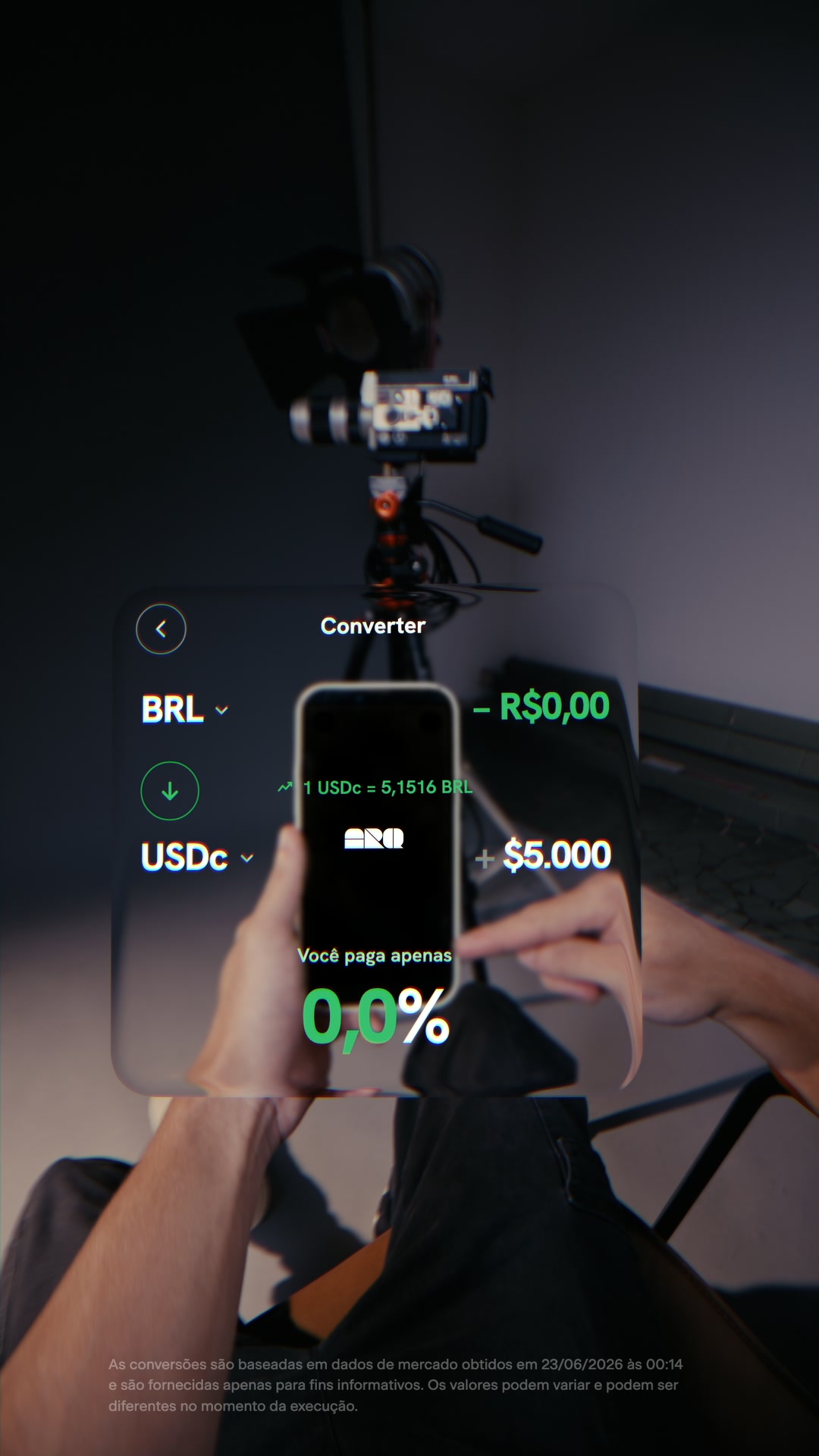ARQ Facebook ad: Abra sua conta hoje