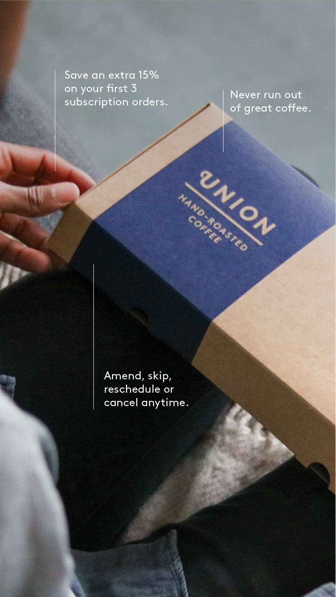 Union Hand-Roasted Coffee Facebook ad
