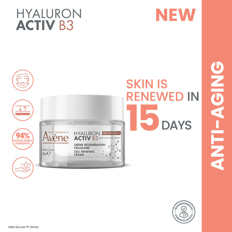Eau Thermale Avène Facebook ad: Discover Avène Hyaluron Activ B3 for advanced hydration…