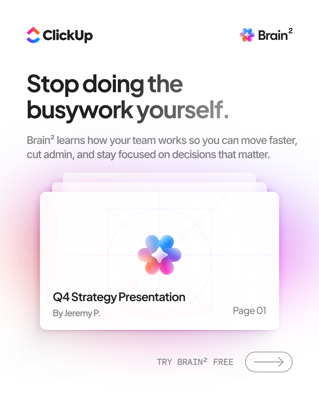 ClickUp Facebook ad