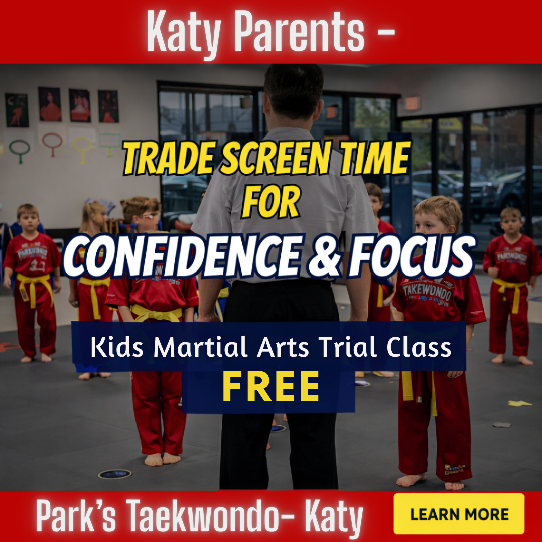 Parks Taekwondo Katy Facebook ad