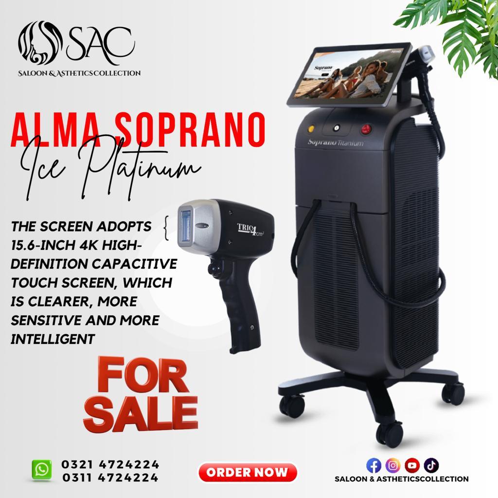 Saloon And Aesthetics Collection Facebook ad: Upgrade your clinic with the Alma Soprano Laser…
