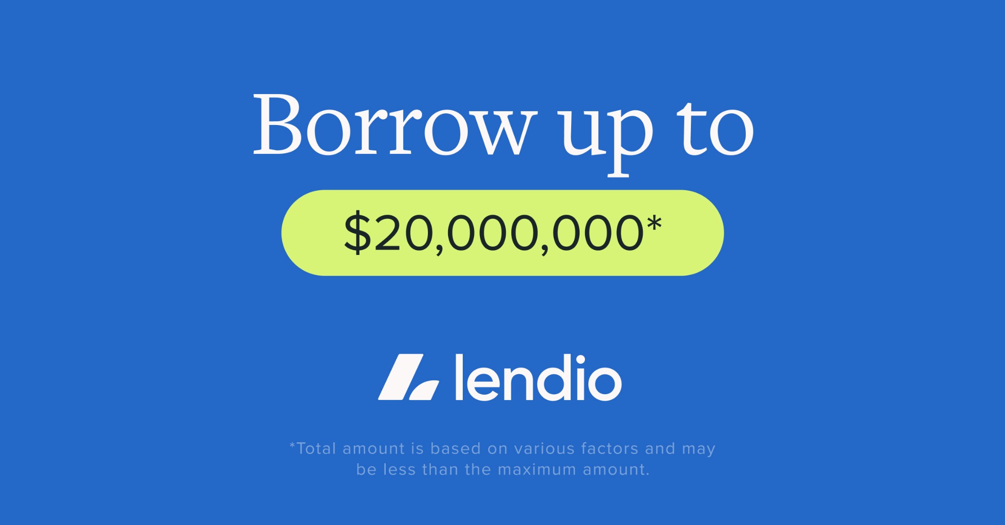 Lendio Facebook ad