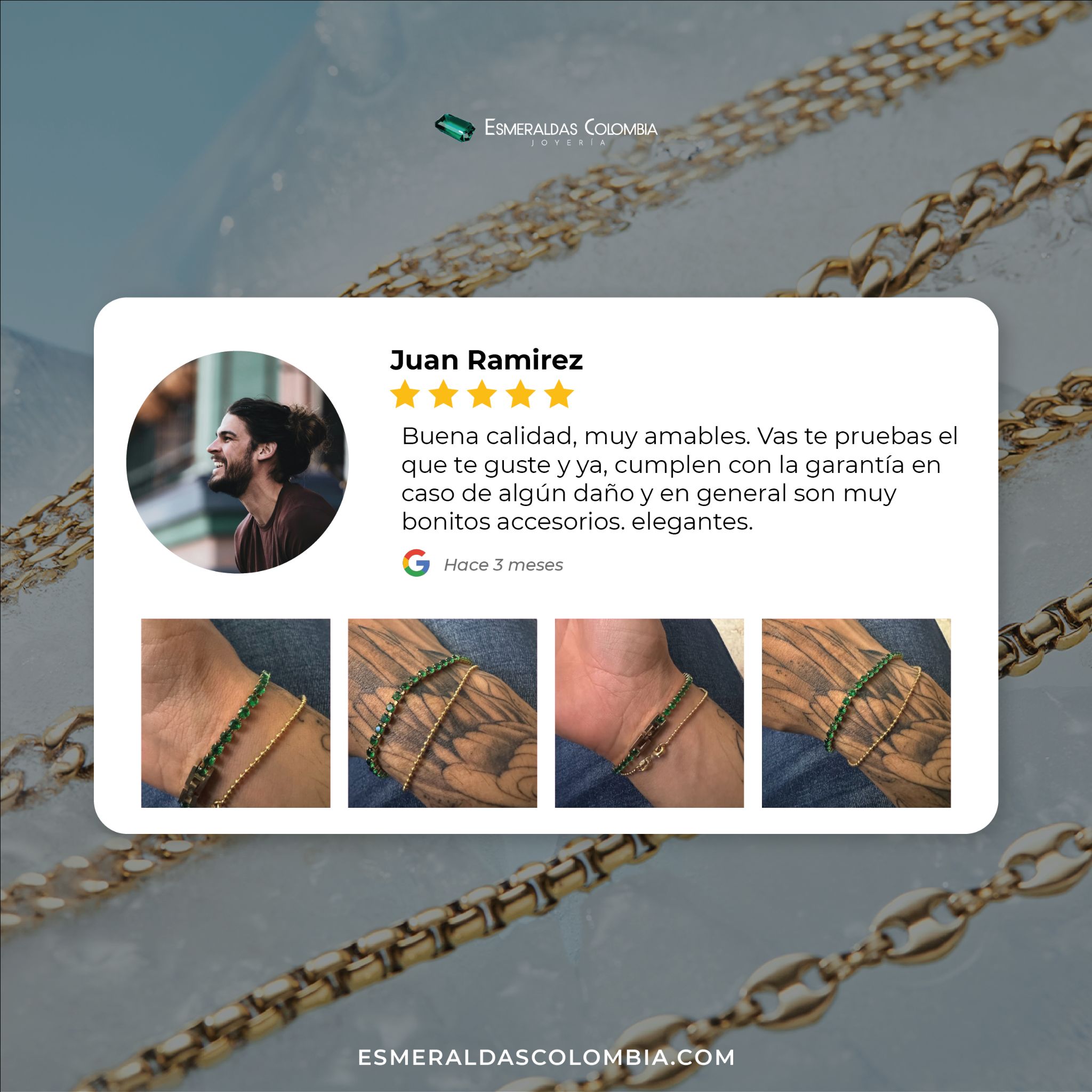 Esmeraldas Colombia Facebook ad: Opiniones de Clientes