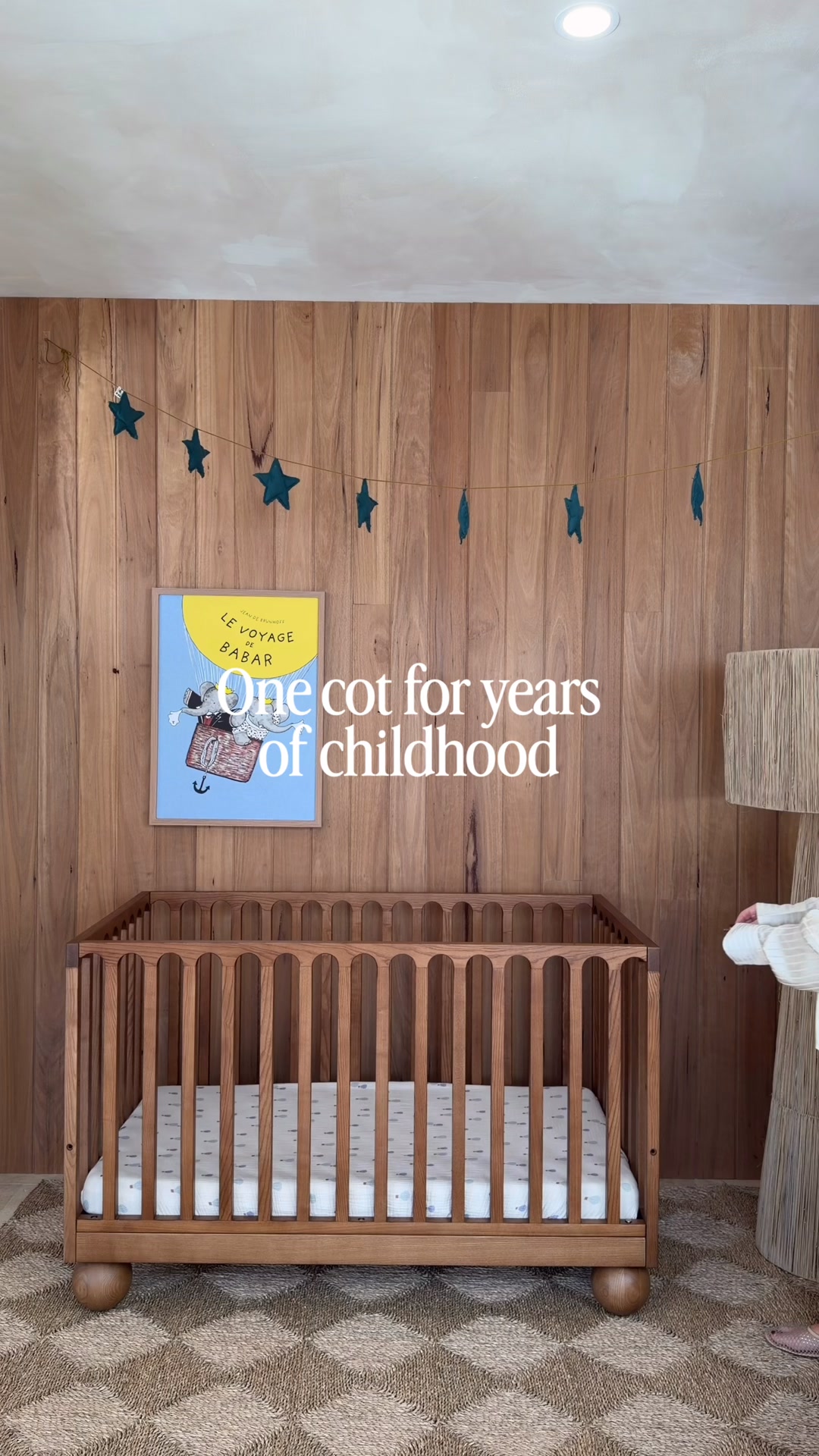 Sacred Bundle Facebook ad: One Cot From Newborn To Toddler