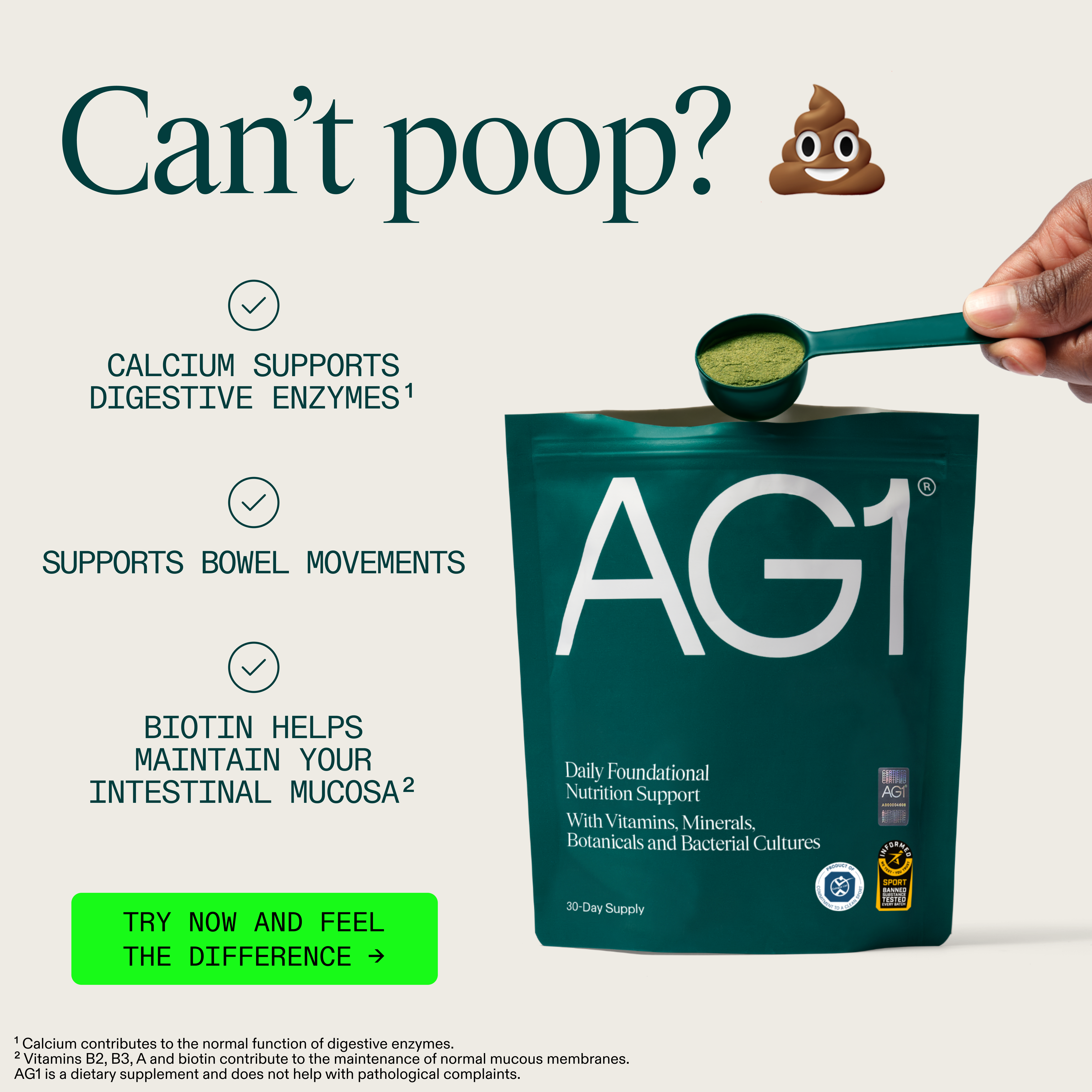 AG1 by Athletic Greens Facebook ad