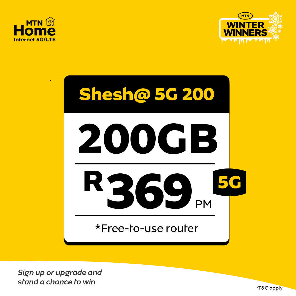 MTN South Africa Facebook ad