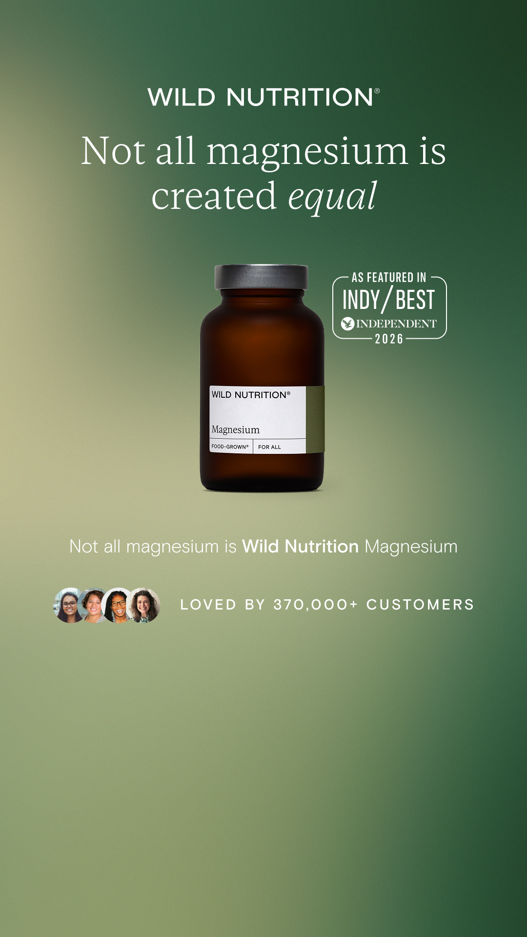 Wild Nutrition Facebook ad