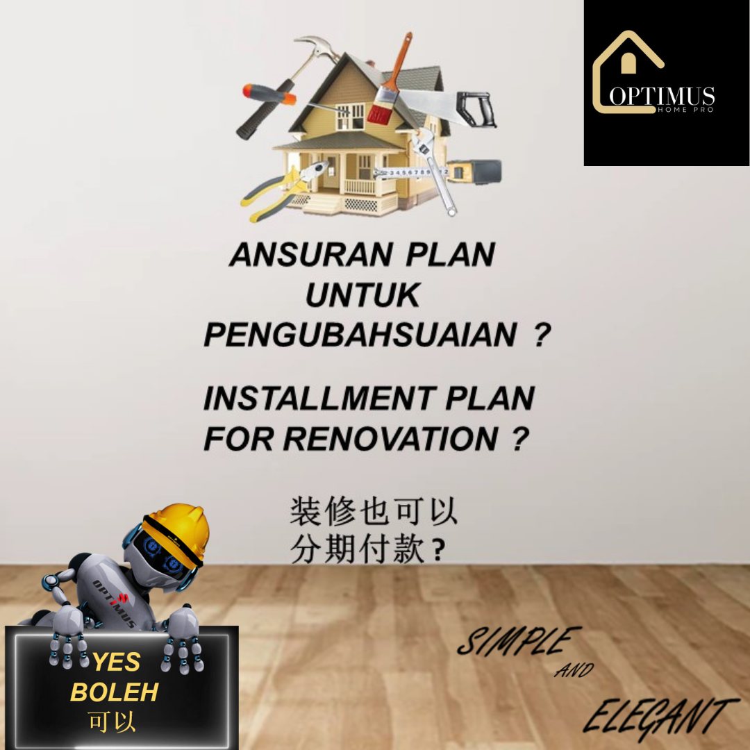 Optimus Home Pro Facebook ad: Ansuran Bulanan untuk Pengubahsuaian Rumah