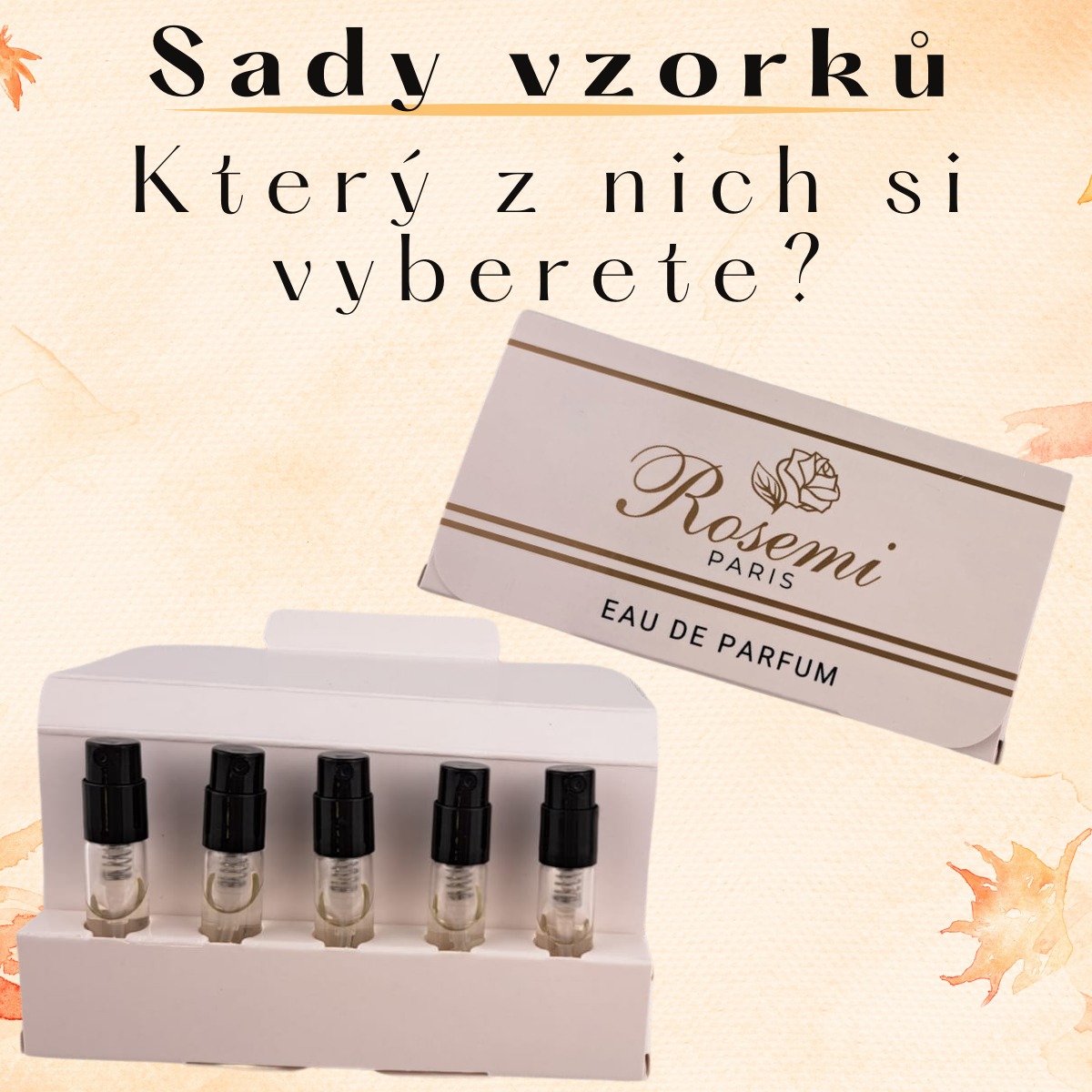 Parfémy Rosemi a vzorky parfémů Facebook ad: Sady vzorků - RosemiParis.cz Internetový Obchod