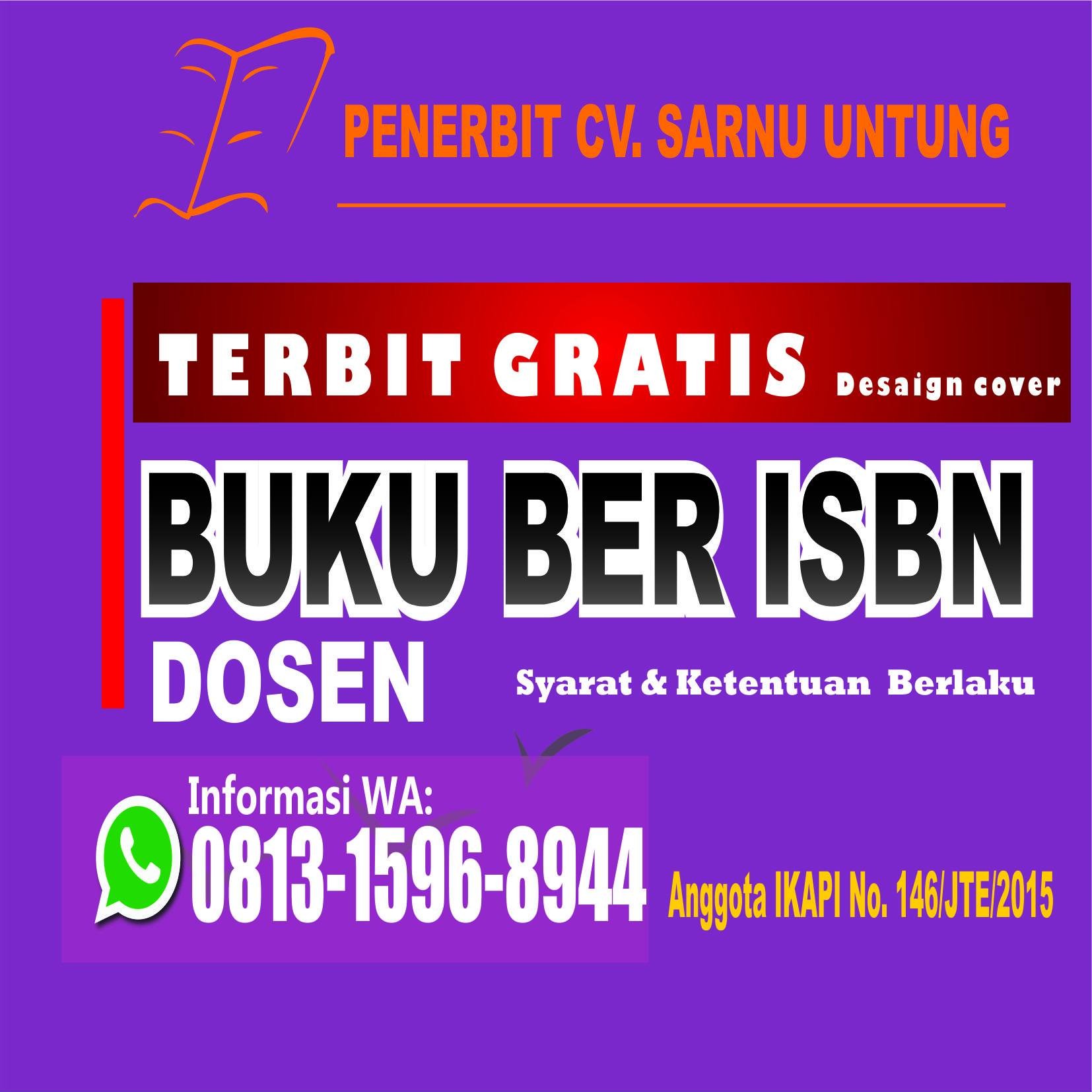 Penerbit Sarnu Untung Facebook ad: Penerbit buku ISBN