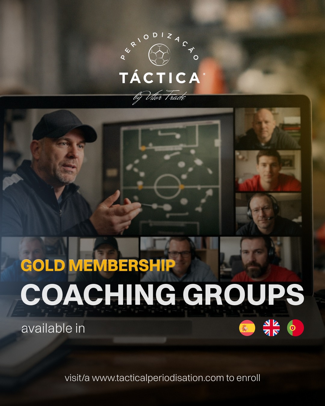Periodização Táctica by Vítor Frade Facebook ad: Through these sessions, coaches engage with real questions…