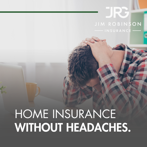 Jim Robinson Group Insurance Facebook ad: No-Headache Insurance