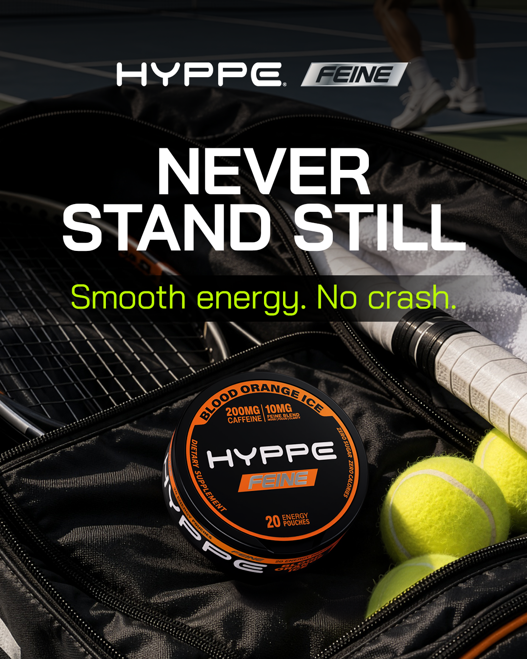 HYPPE Facebook ad: Feine Energy Pouches