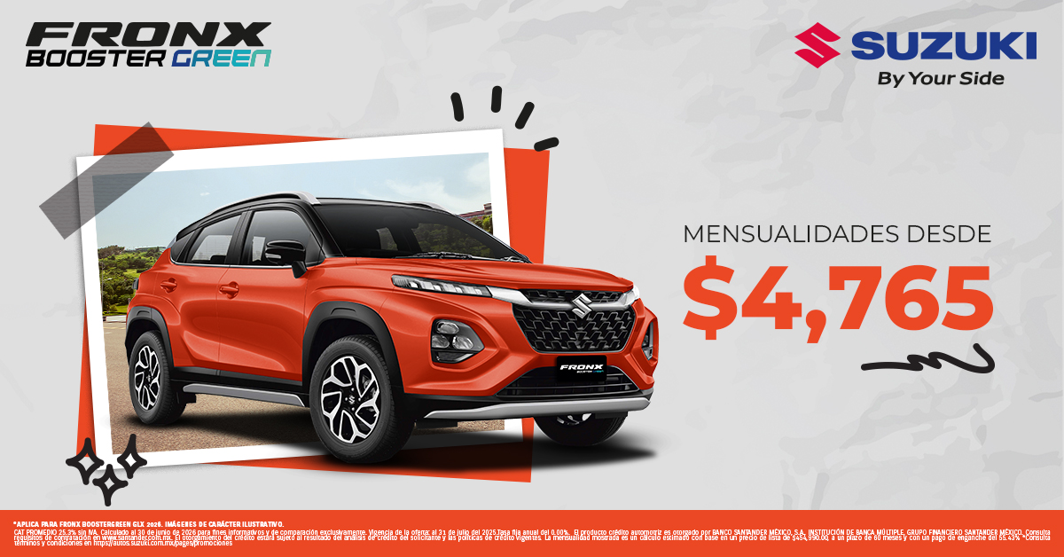 SUZUKI México Facebook ad: FRONX BoosterGreen