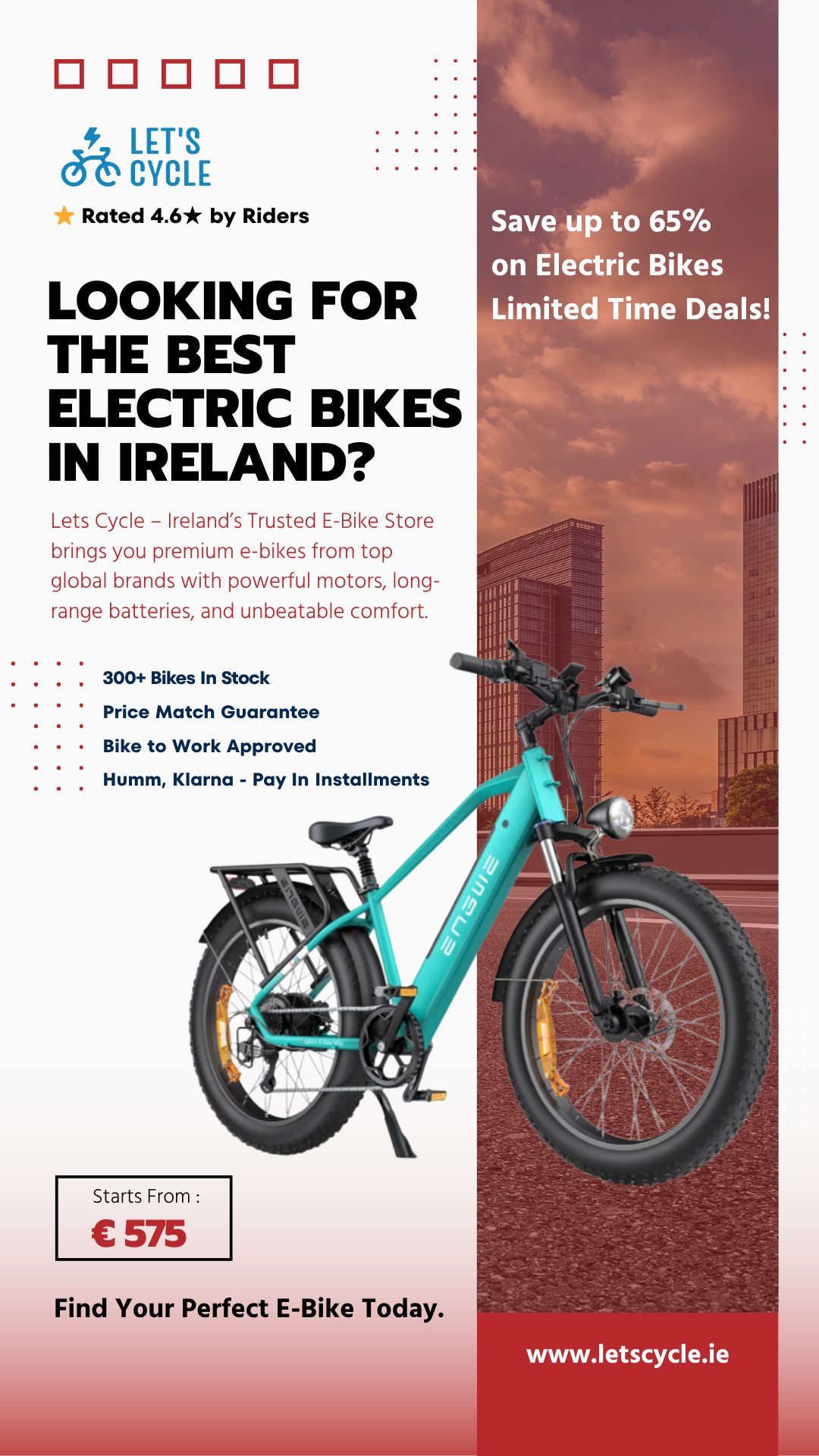 Lets Cycle Ireland Facebook ad from Mar 20, 2026