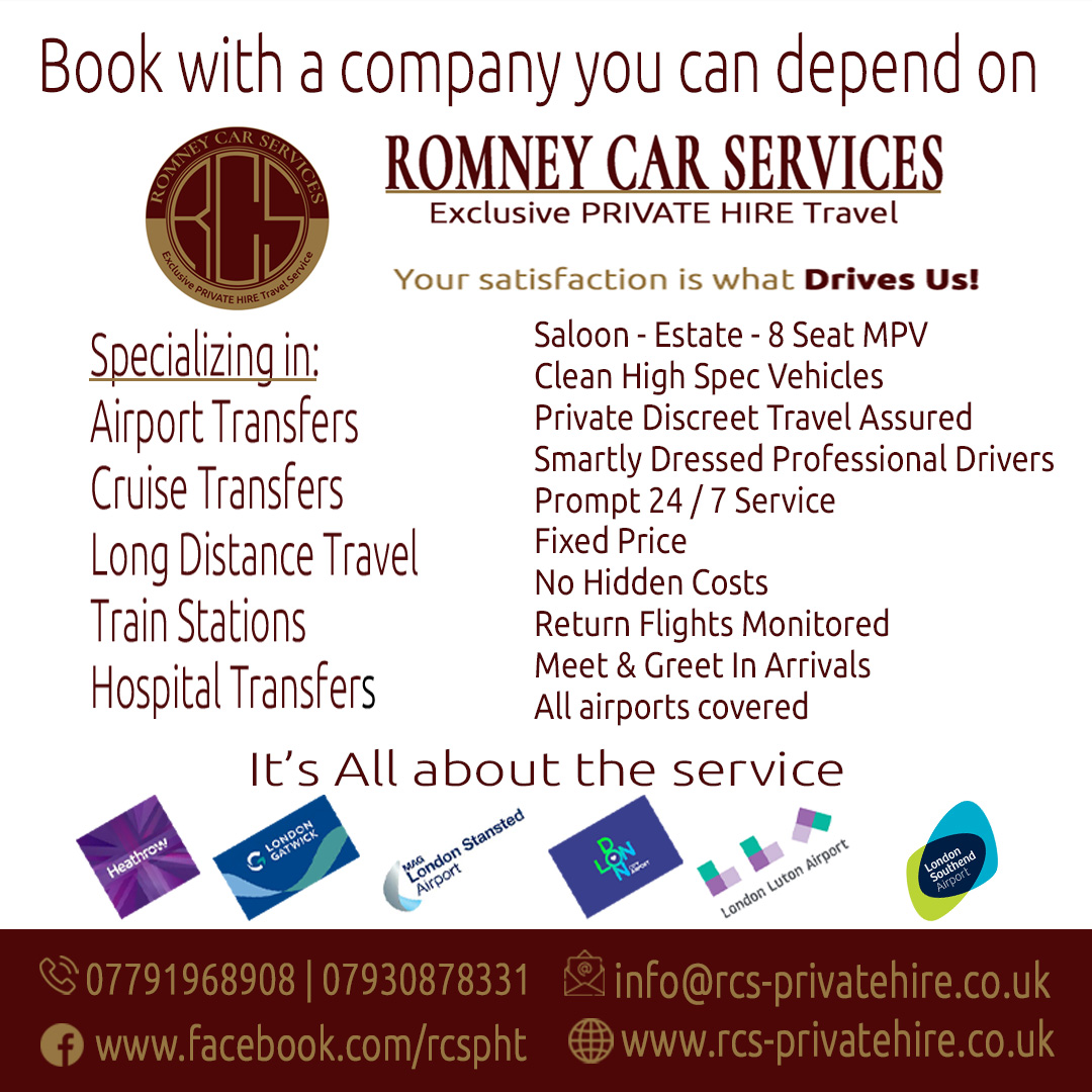 RCS Private Hire Travel Service Facebook ad: RCS Private Hire Taxi Service