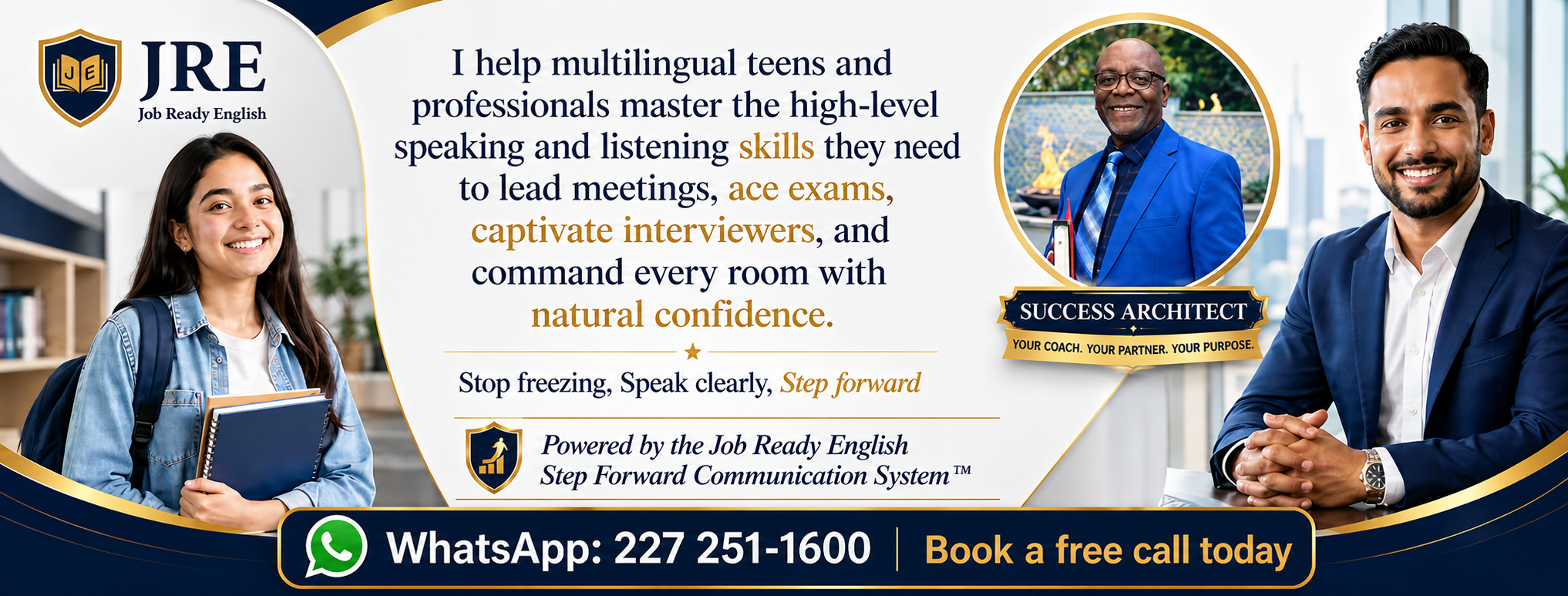 Edward Cheng - The English Tutor Facebook ad: I help multilingual teens and professionals build the…