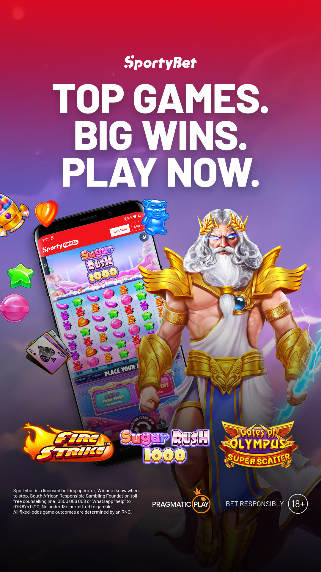 SportyBet South Africa Facebook ad