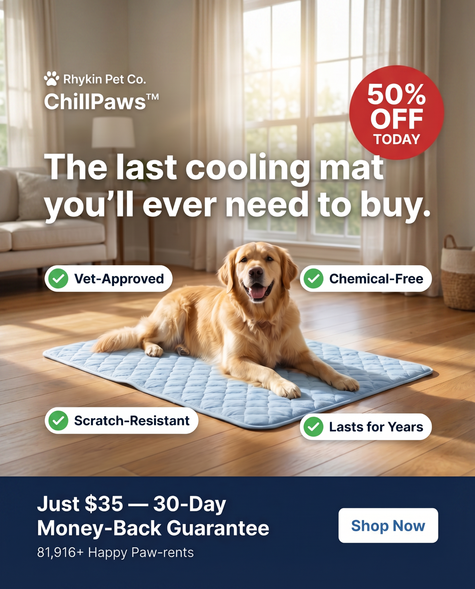 Rhykin Pet Co Facebook ad