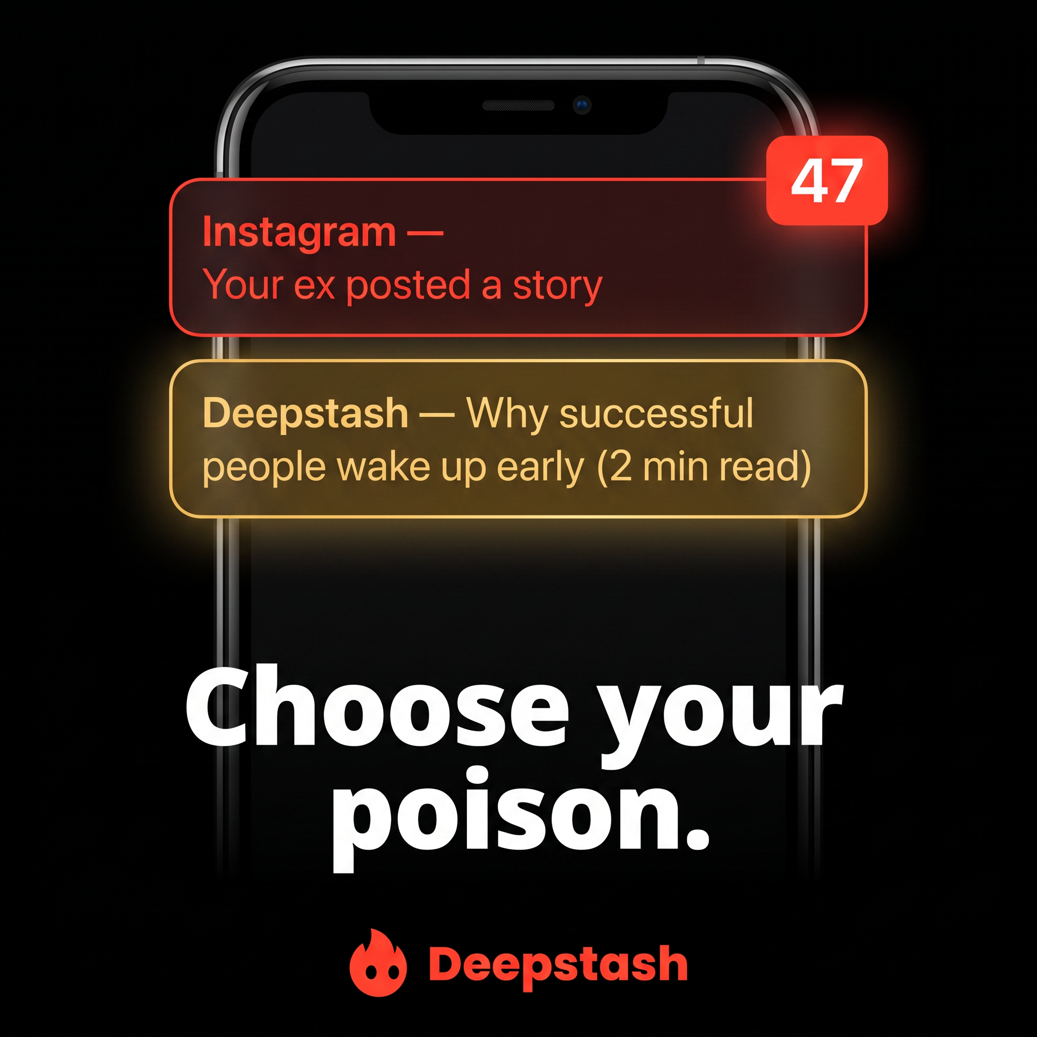 Deepstash Facebook ad