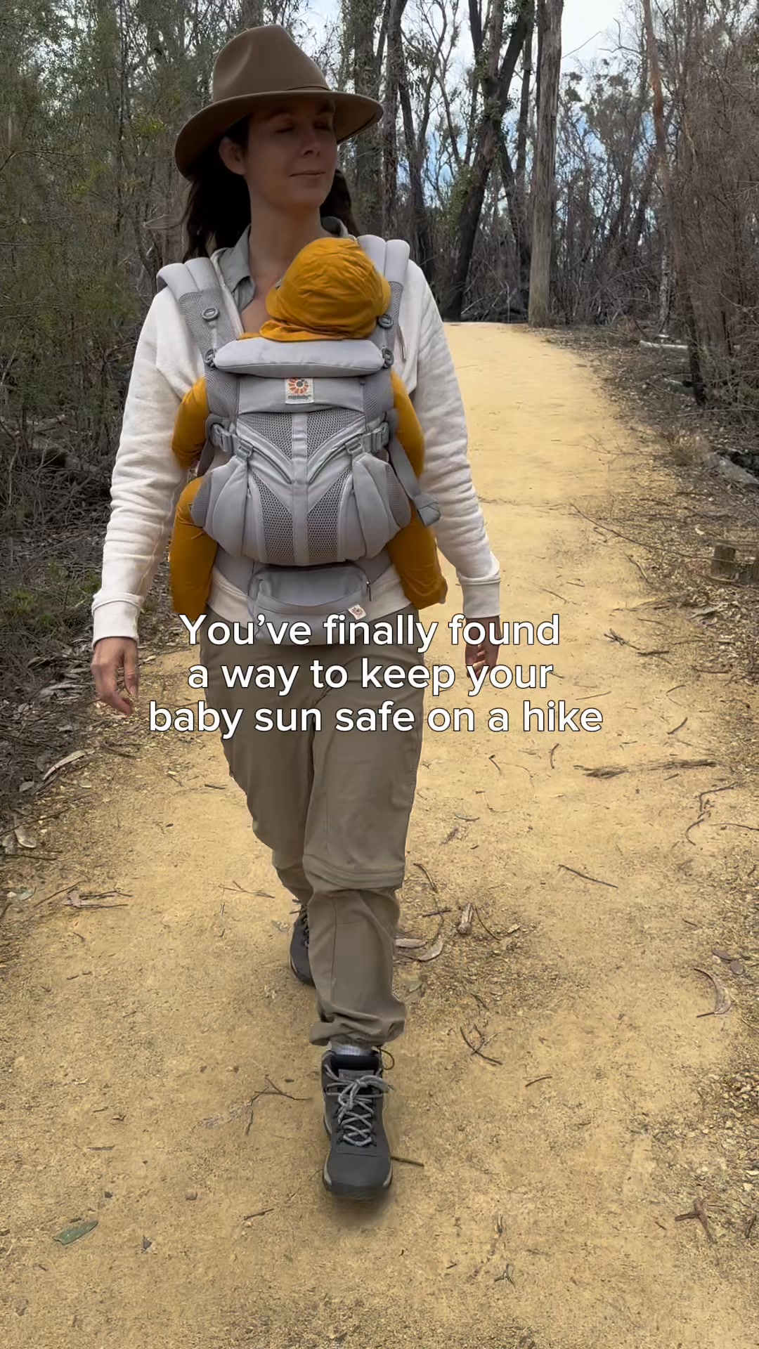 Bebe Trek Facebook ad: Baby sun safety made simple