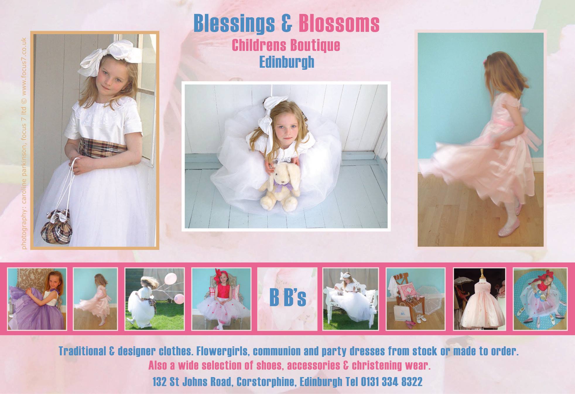 Blessings & Blossoms Childrens Boutique Facebook ad: Childrens Wear Boutique.