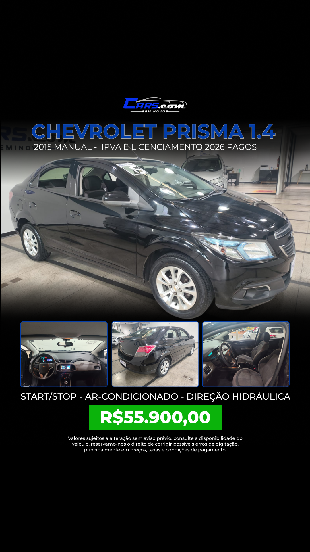 Cars.comseminovos Facebook ad from Jun 22, 2026