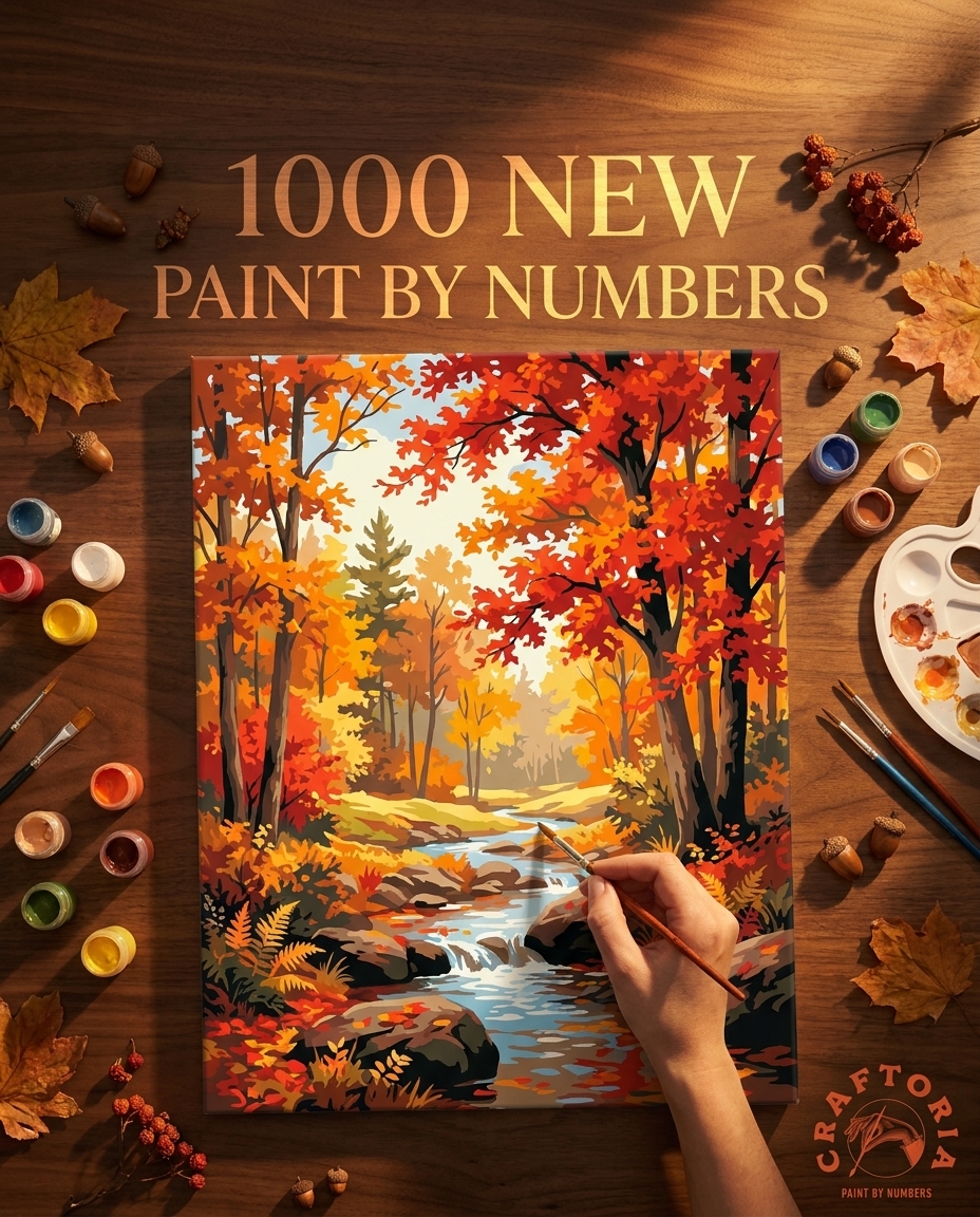 Craftoria Facebook ad: Trending Now Paint by Numbers