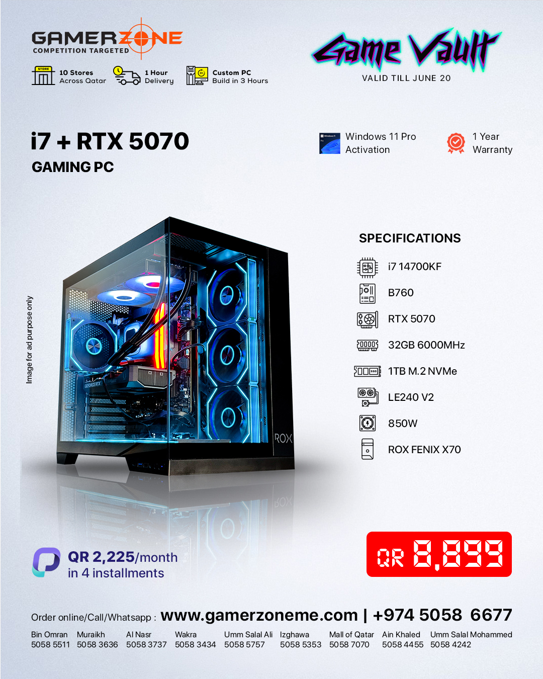 Gamerzone Qatar Facebook ad