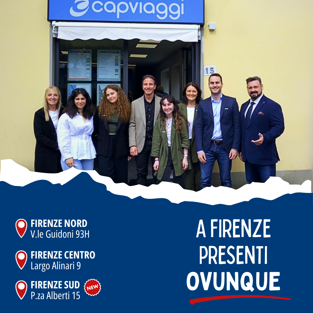 Capviaggi Facebook ad: Capviaggi a Firenze è ovunque.