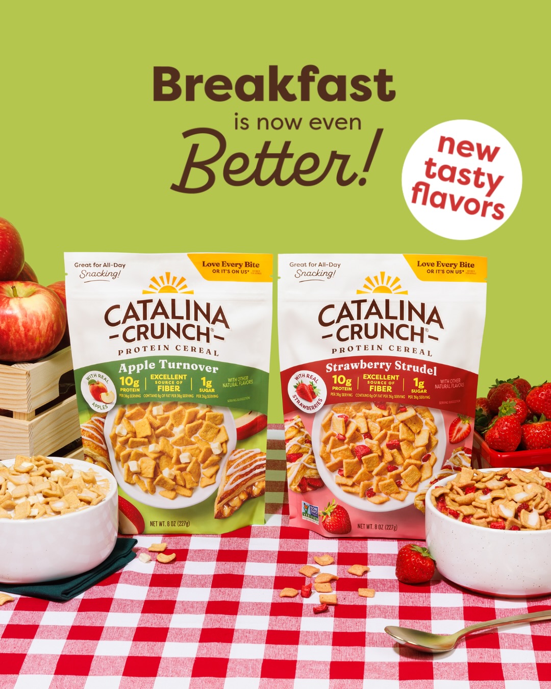 Catalina Crunch Facebook ad