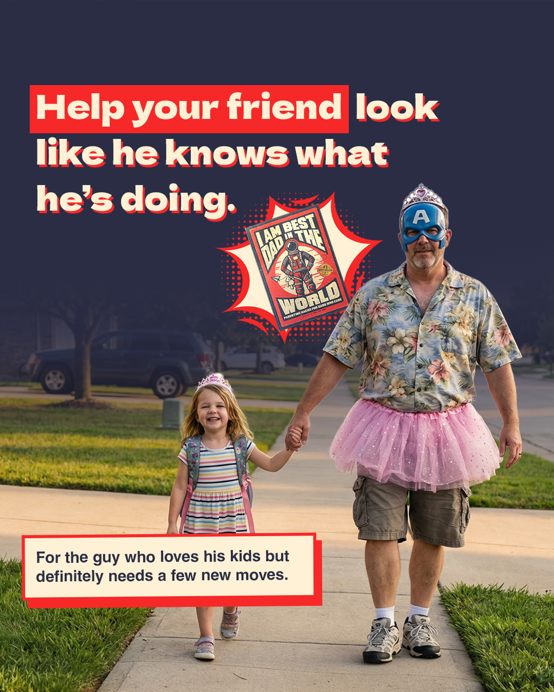 Best Dad Book Facebook ad: The perfect Father's Day Gift