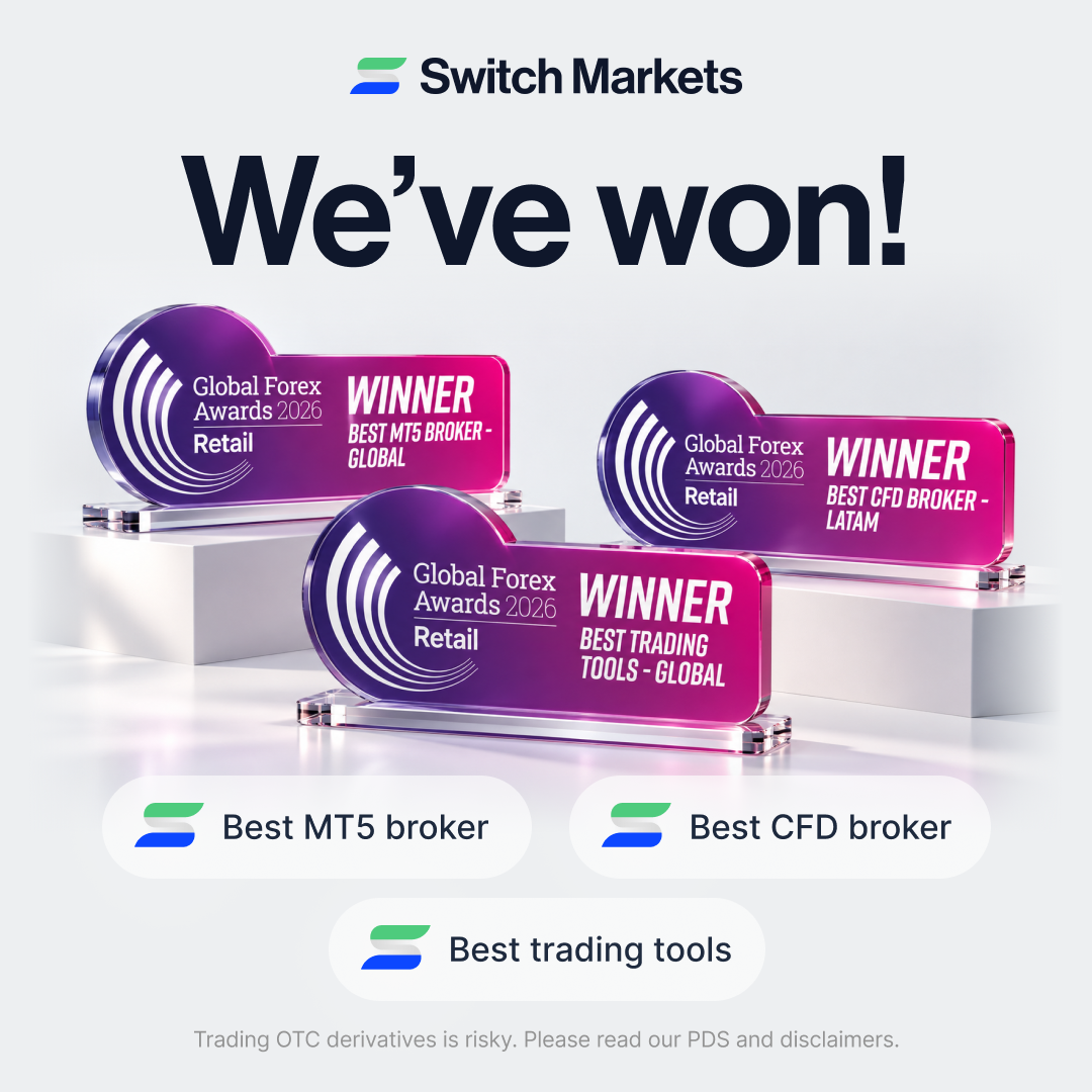 Switch Markets Facebook ad: Trade Over 1,000 Global Instruments with Switch Markets