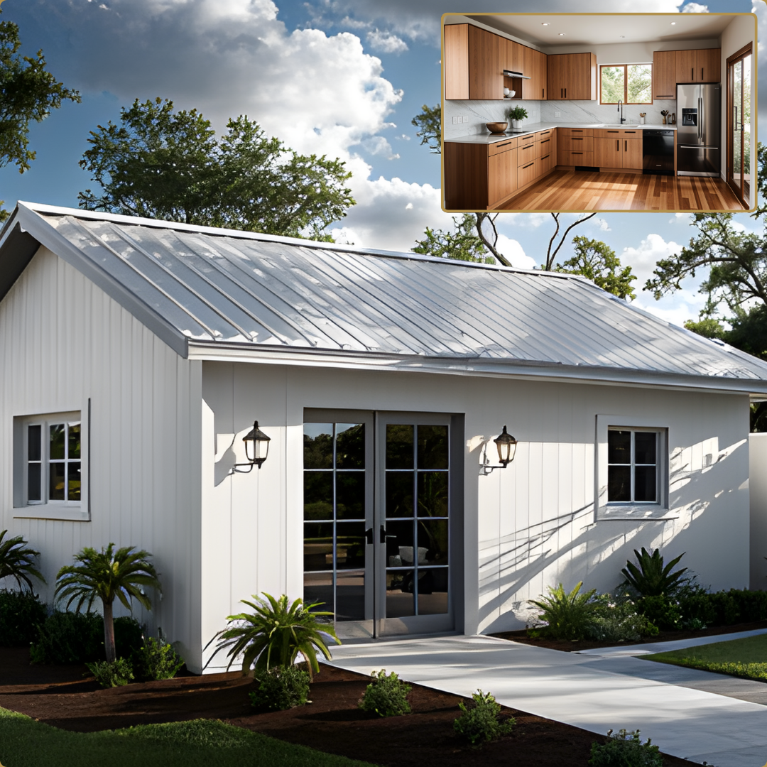 Florida Made Tiny Homes Facebook ad: Build A Backyard Tiny Home On Your Property For Family…