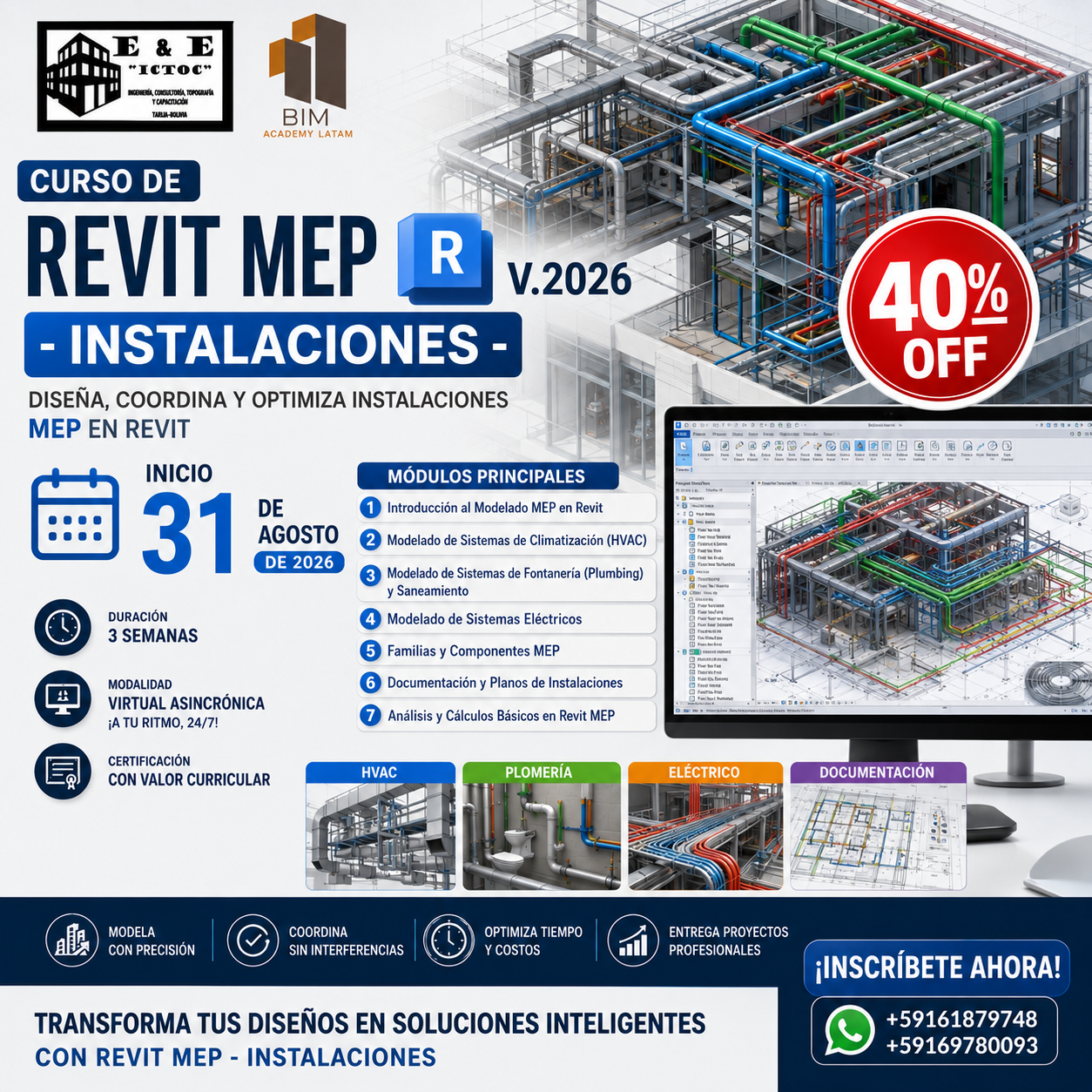 Ingeniería Cursos de Capacitación y Actualización Facebook ad: Chatea con nosotros