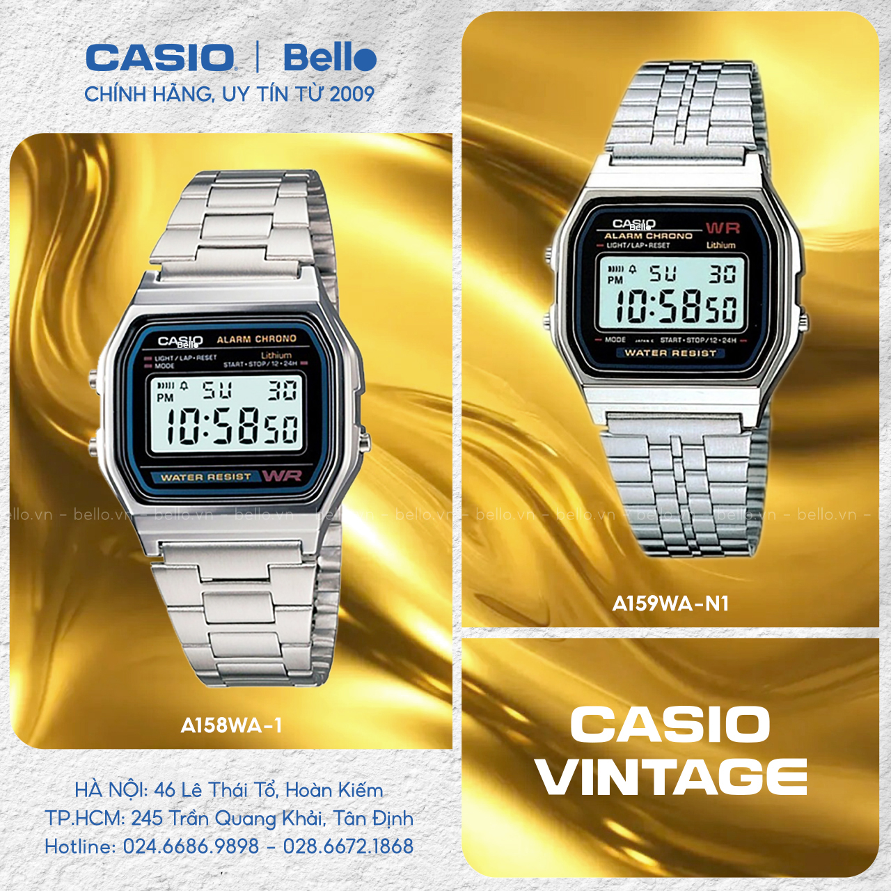 G-Shock VN Facebook ad: BST đồng hồ Vintage - Đỉnh cao của…