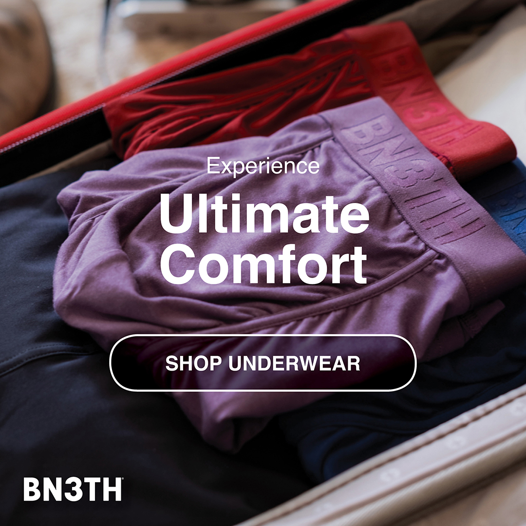 BN3TH Apparel Facebook ad: Luxury Options, Unrivaled Savings.
