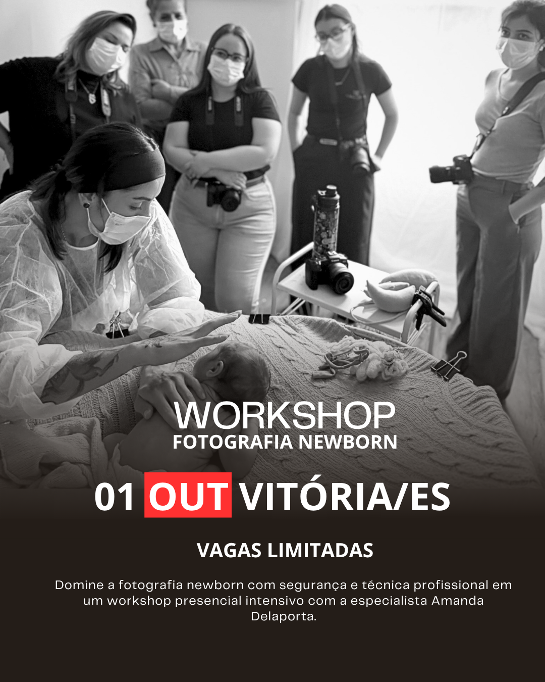Amanda Delaporta - Fotografia Facebook ad: Curso de Fotografia Newbon - Vitória/ES