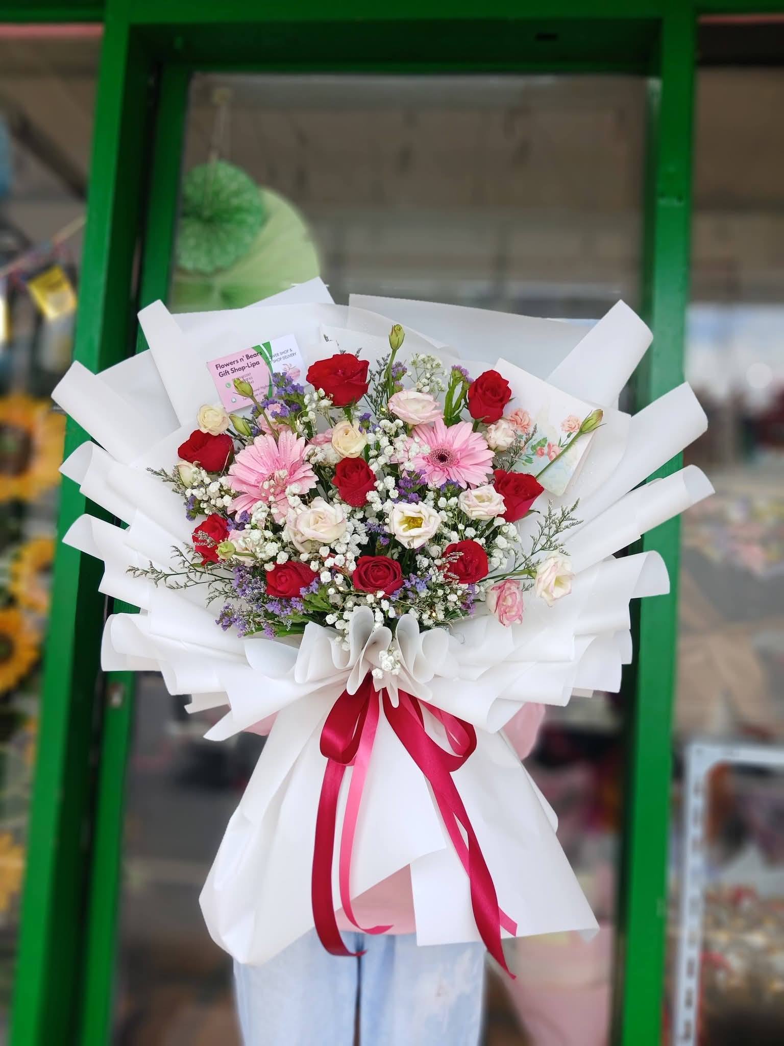 Flowers n' Bears Gift Shop-Lipa city Facebook ad: Every bouquet tells a story.