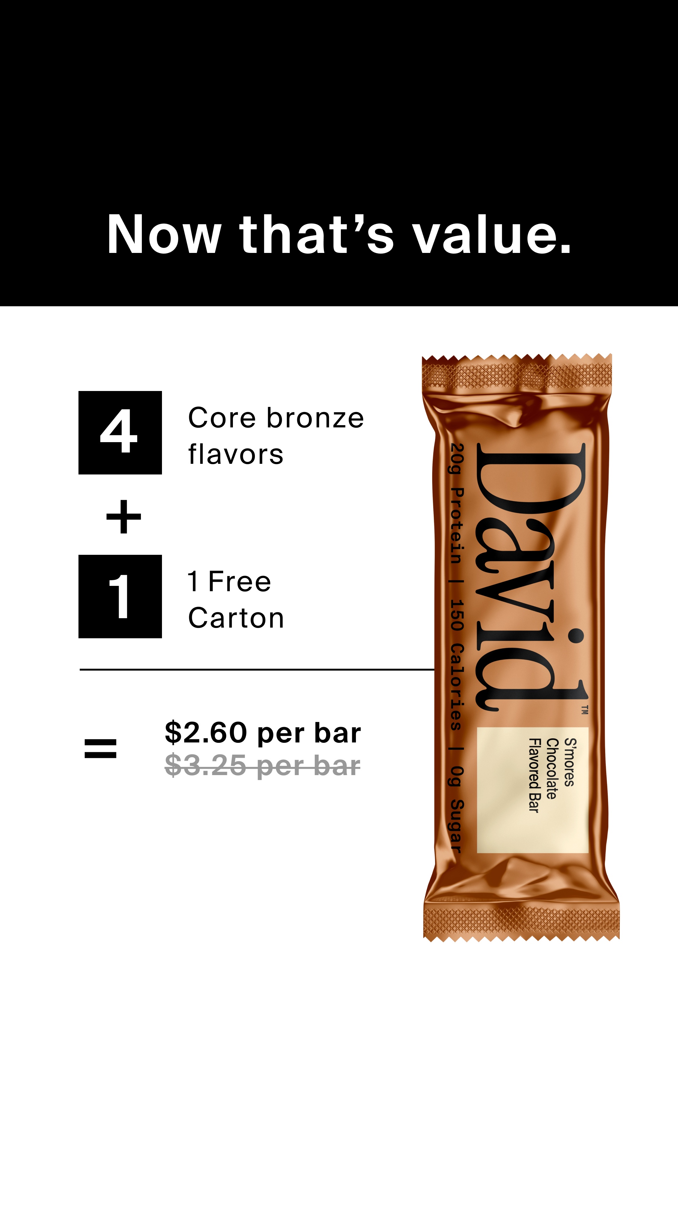 David Protein Facebook ad