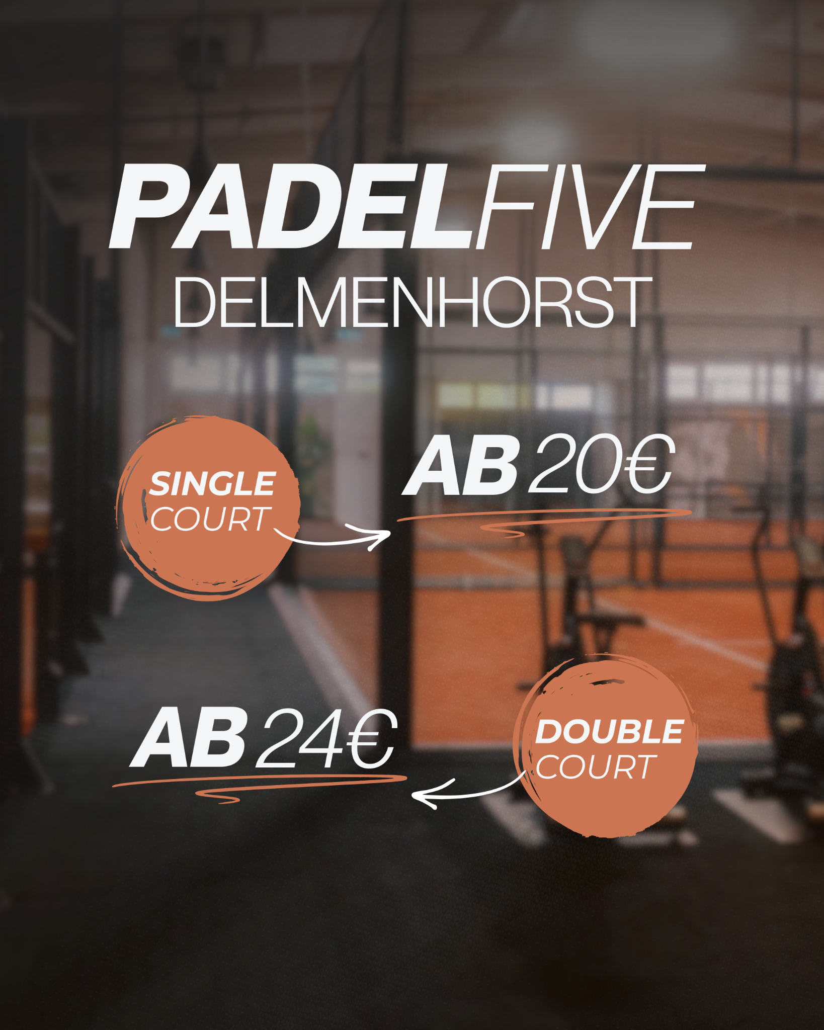 Padel Five Facebook ad: Bock auf Padel?