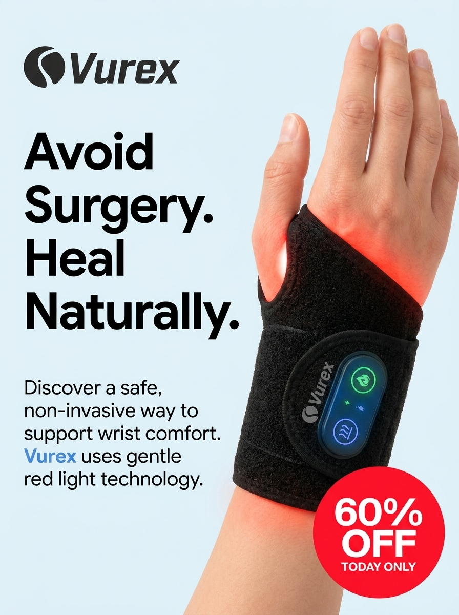 Vurex Facebook ad: Tired of Waking Up With Stiff Hands?