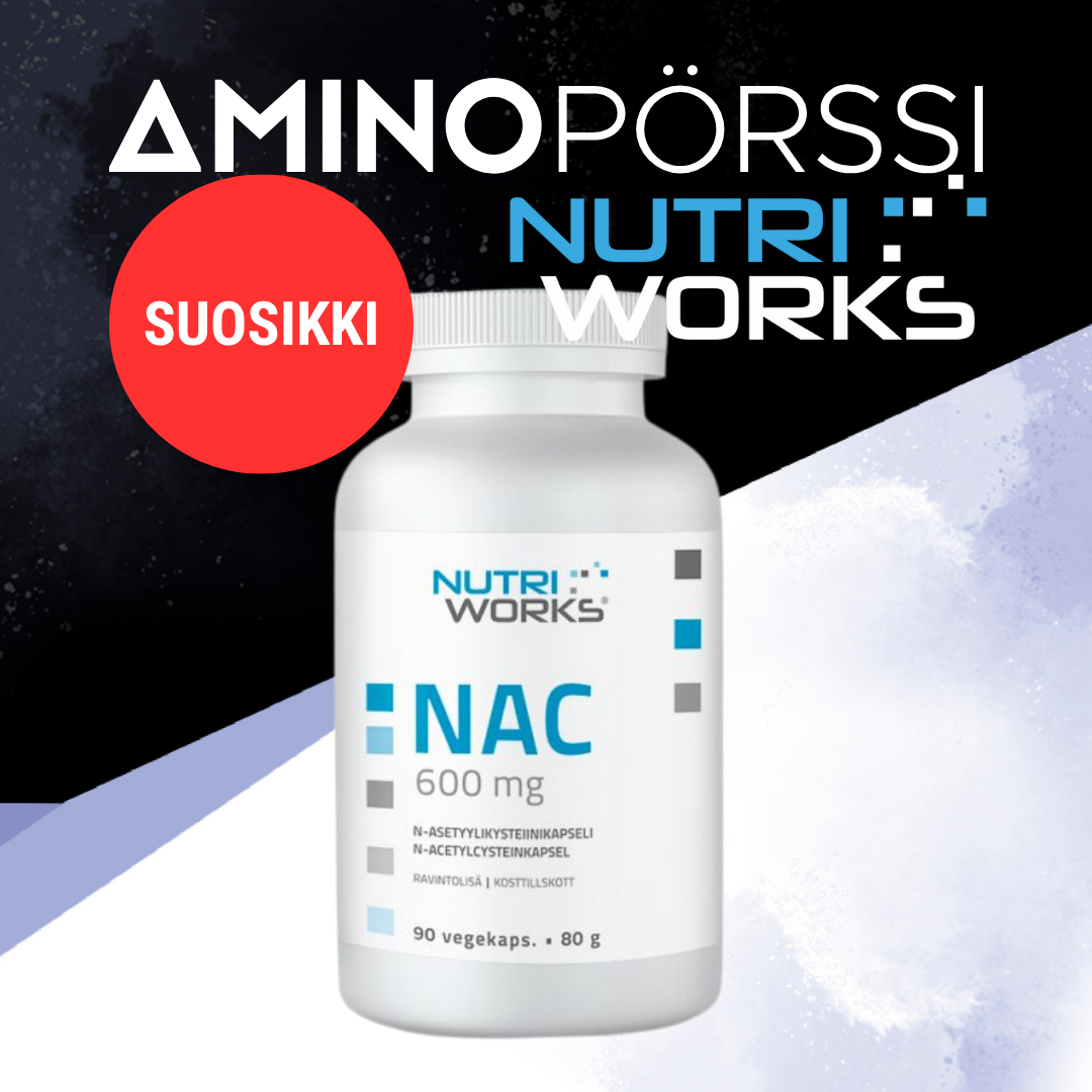 Aminopörssi Facebook ad: Tilaa Aminopörssin suosituin NAC