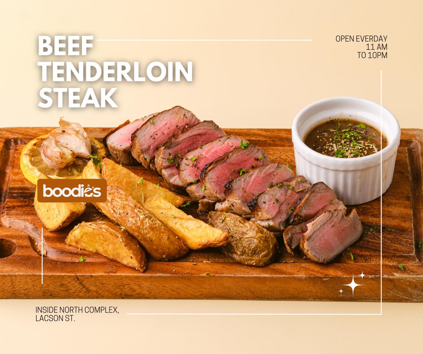 Boodie's Bistro & Catering Services Facebook ad