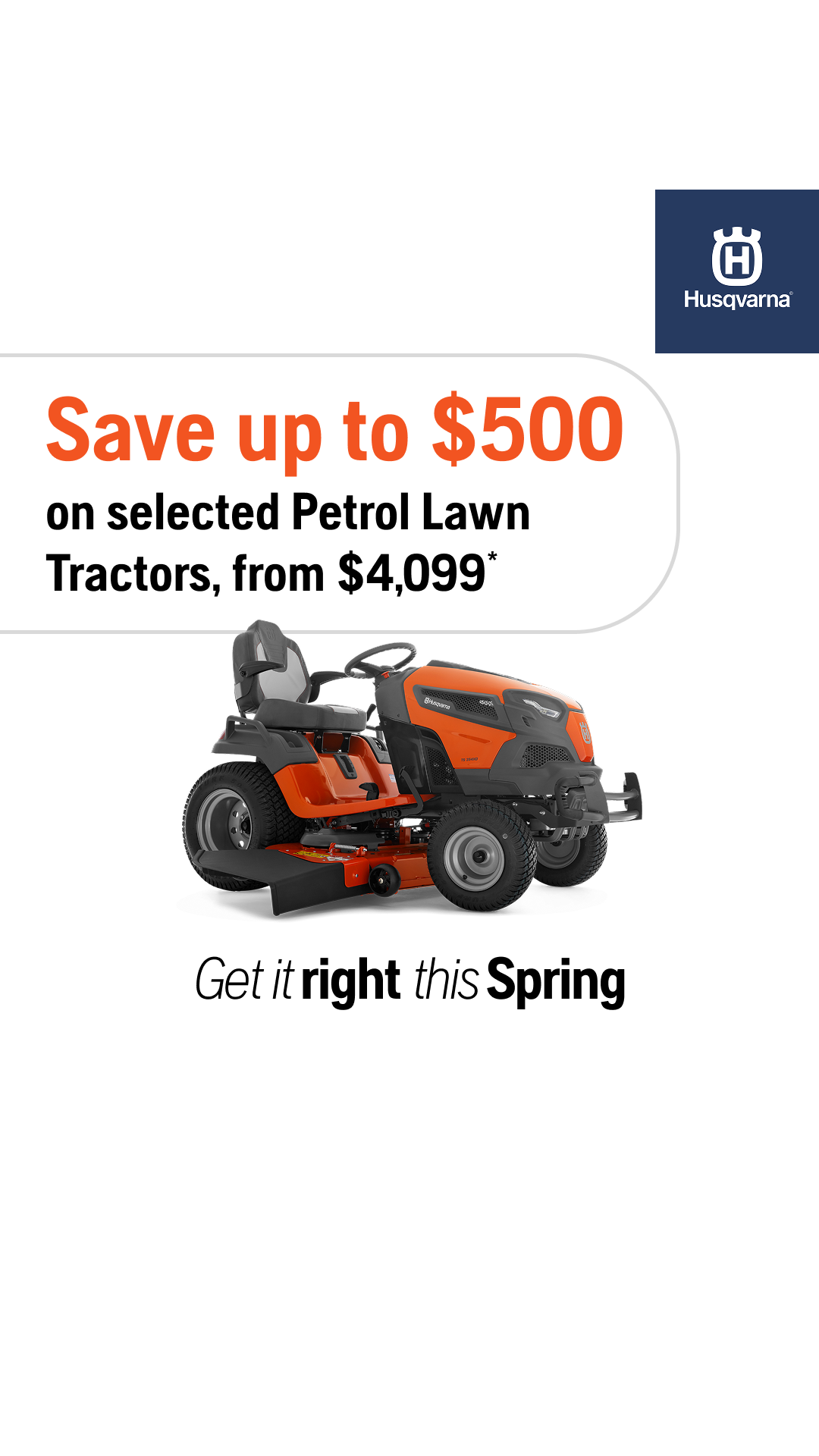 Husqvarna Facebook ad