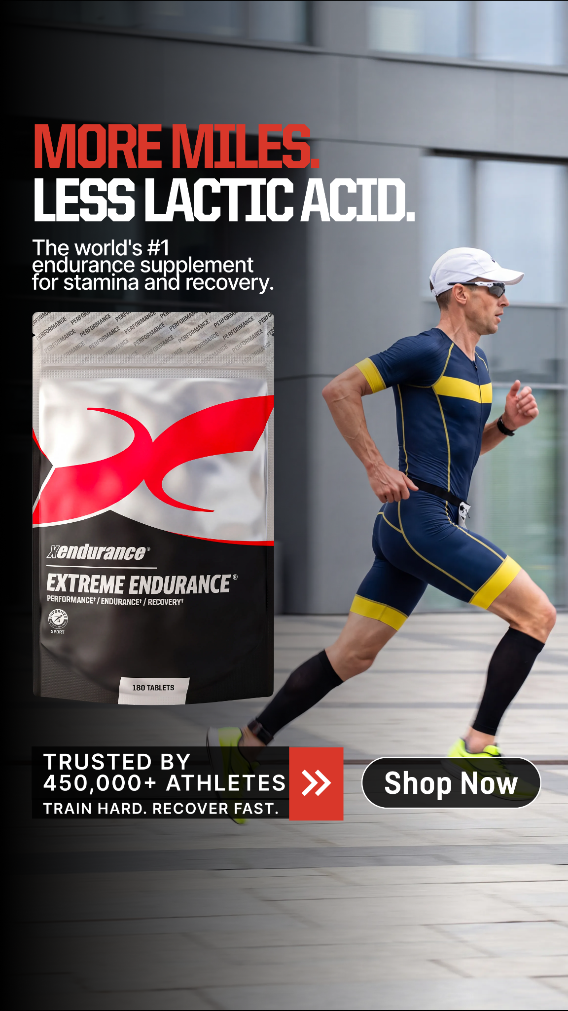 Xendurance Facebook ad: Increase Athletic Performance