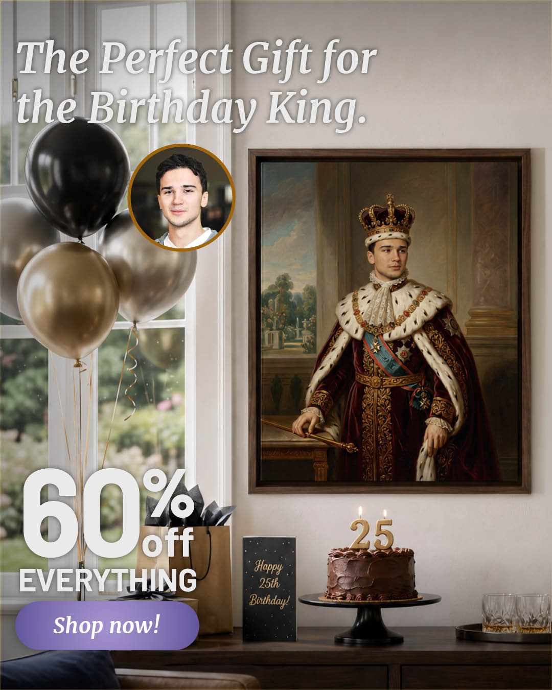 Turn Me Royal Facebook ad